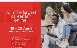 Students attended the EFMD Global Virtual Fairs