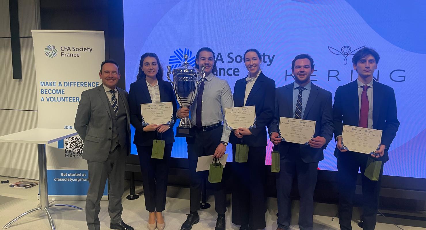 L’équipe CFA de l’IUM – 3ème place en EMEA
