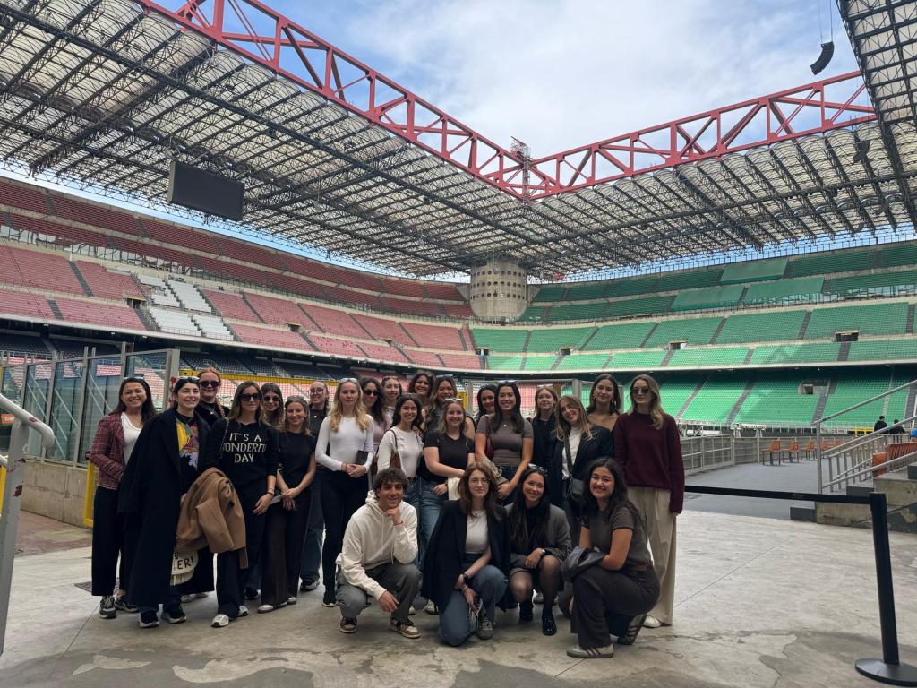 MSc in sports business management field trip to Italy